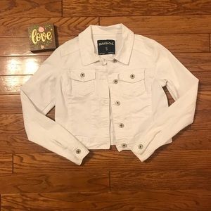 Maurices White Jean Half Jacket